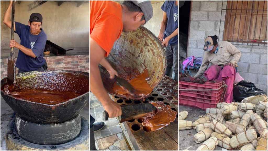 Proceso dulce de atado/Fotos Geraldine Benítez