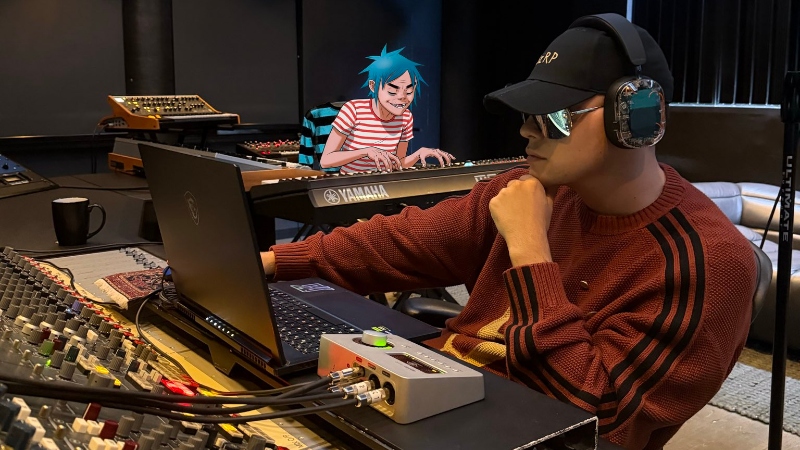 Bizarrap cumple su sueño de colaborar con sus ídolos Gorillaz