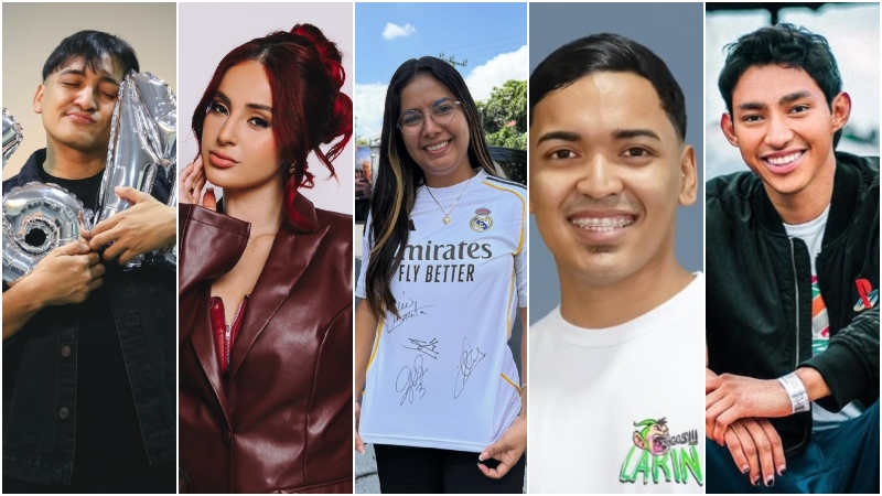 Estos son los cinco salvadoreños con más suscriptores en YouTube