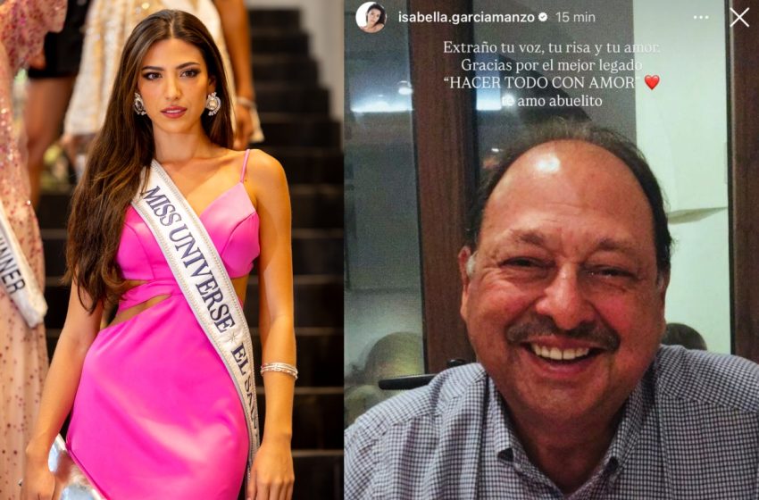  El conmovedor mensaje que Isabella García Manzo le dedicó a su abuelo tras su fallecimiento