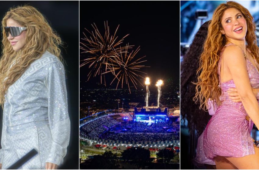  Agenda del concierto de Shakira para este jueves 12 de febrero
