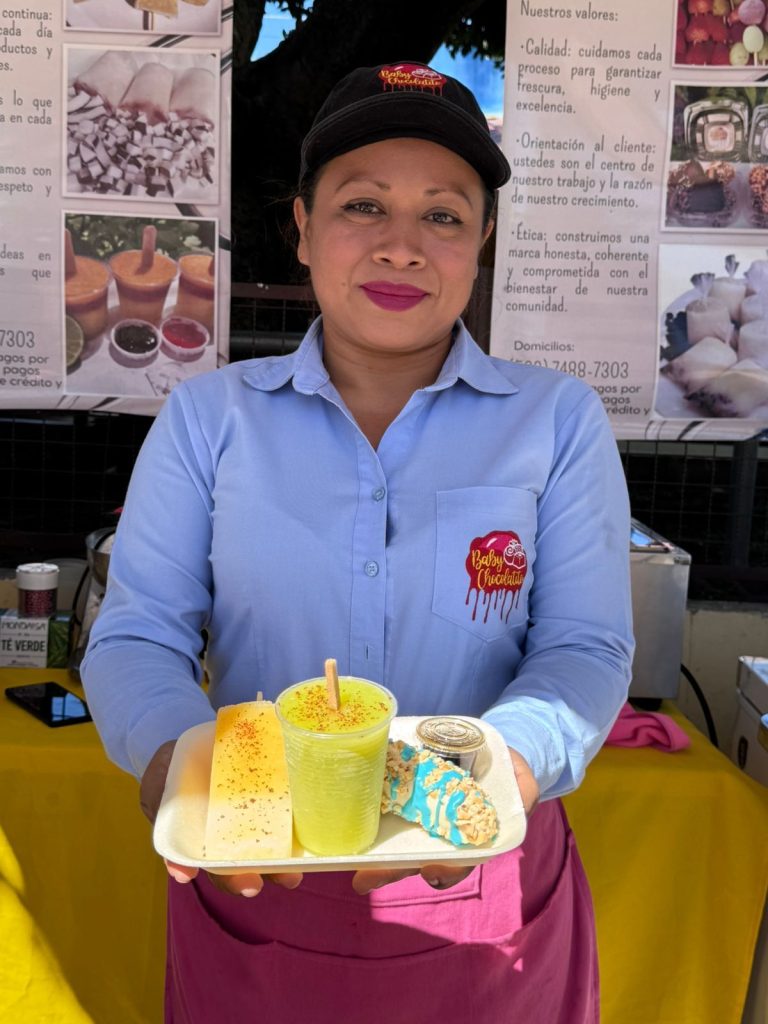 Yuriko Bermúdez, propietaria de negocio Baby chocolatito/ Foto Geraldine Benítez.