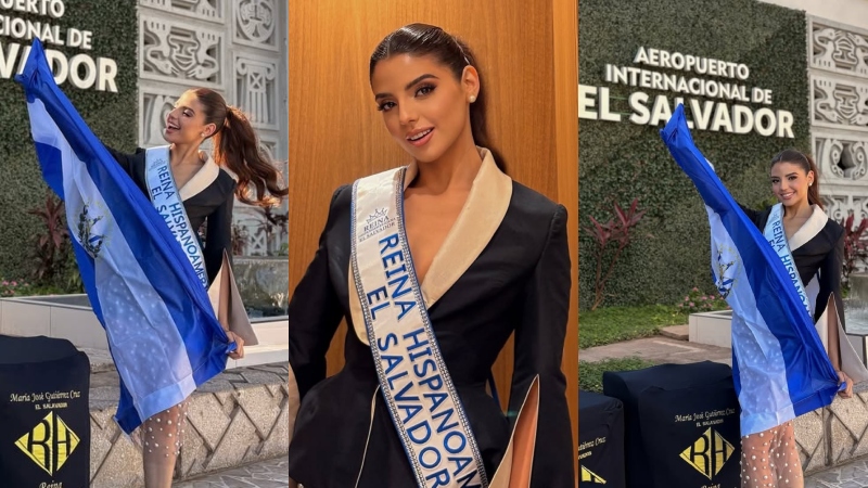Salvadoreña sale rumbo a la competencia de Reina Hispanoamericana
