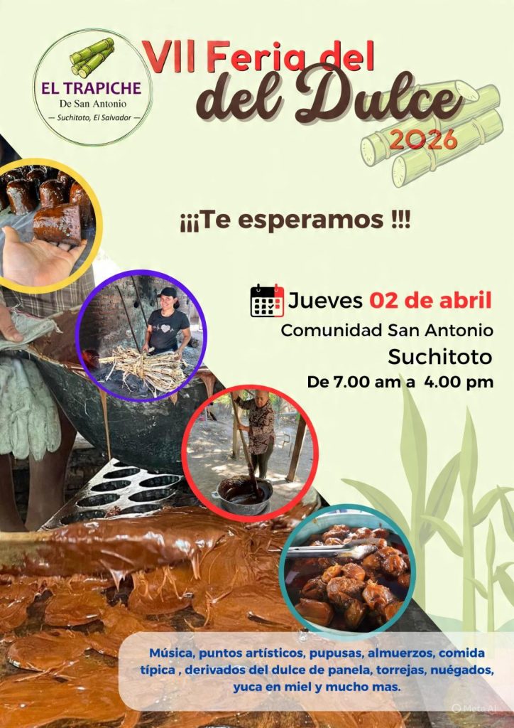 Molienda liderada por mujeres invita a la Feria del Dulce en Suchitoto