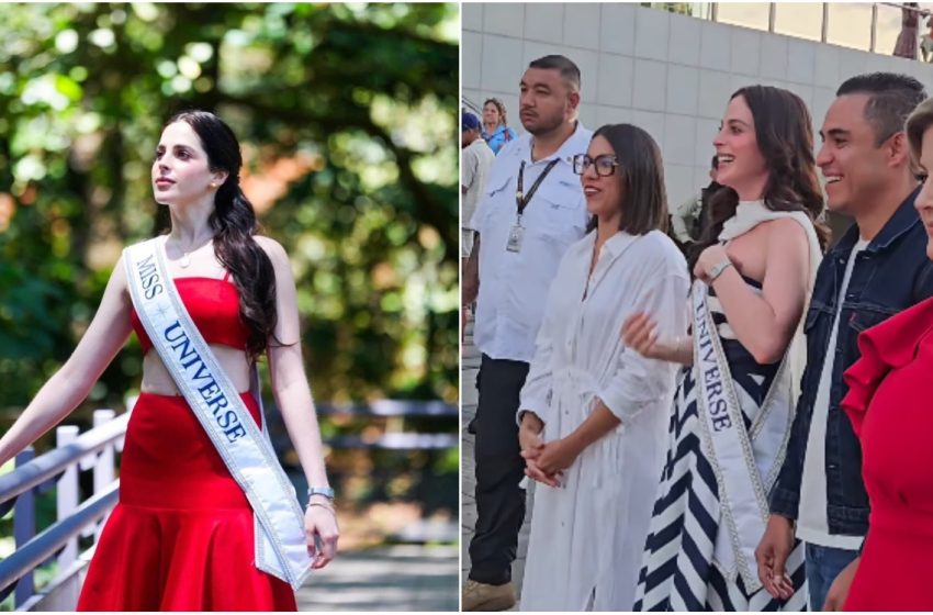  Fátima Bosch recorrió tres íconos turísticos de El Salvador: el Centro Histórico, BINAES y El Boquerón