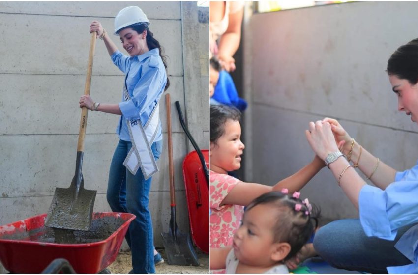  Fátima Bosch participa en inauguración de proyecto social en El Salvador