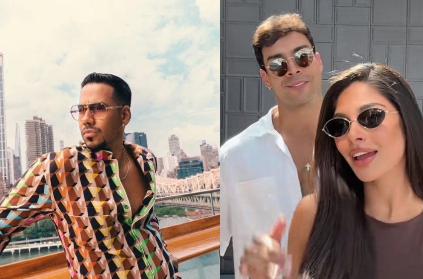  Sheynnis Palacios y Carlos Arias captan la atención de Romeo Santos