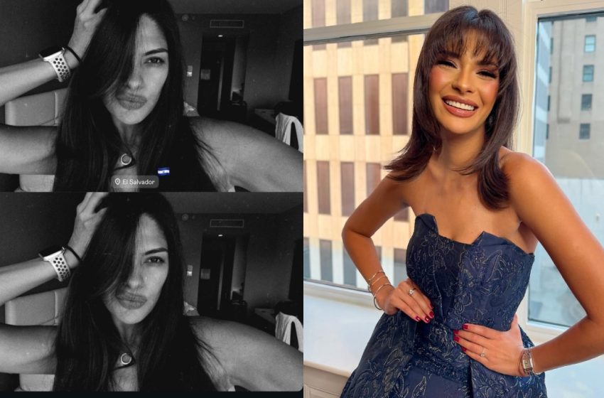  Sheynnis Palacios llega a El Salvador en medio de rumores sobre una posible dirección de Miss Universo
