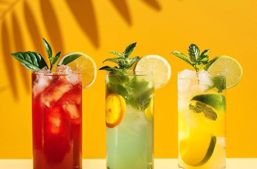  Bebidas refrescantes para preparar en casa en vacaciones