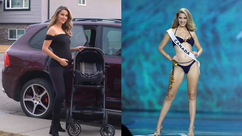 Miss Canadá revela que participó con 4 meses de embarazo en Miss Universo 2025