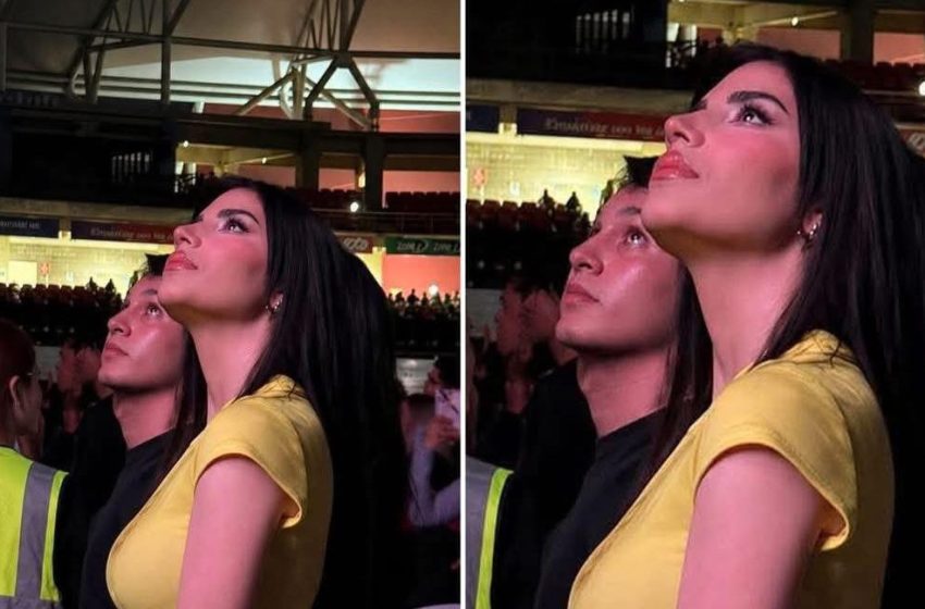  Steff Loaiza asiste al concierto de Kenia Os y desata reacciones en redes