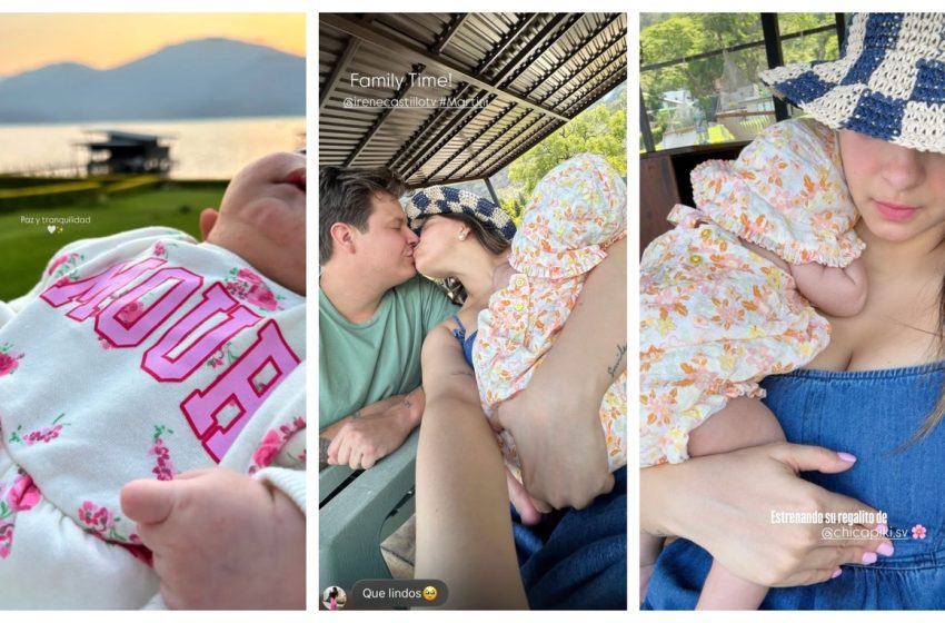  Irene Castillo y Pepe Barahona enternecen redes con su primera salida familiar en vacaciones