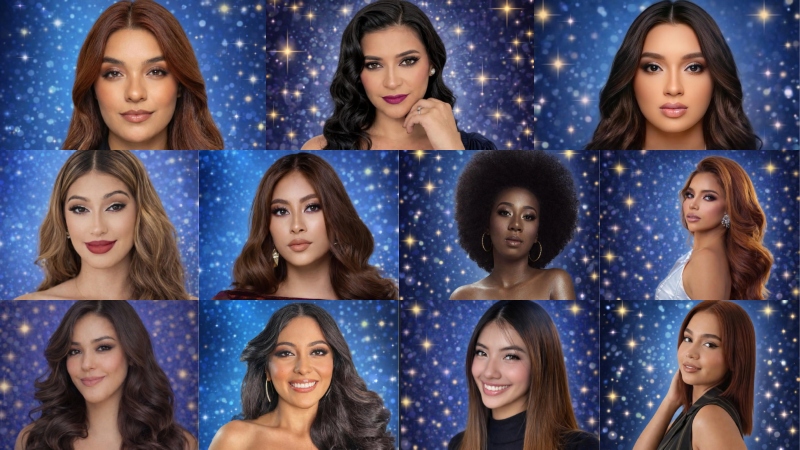 Top El Salvador presenta a candidatas que compiten por diversos títulos de belleza internacionales