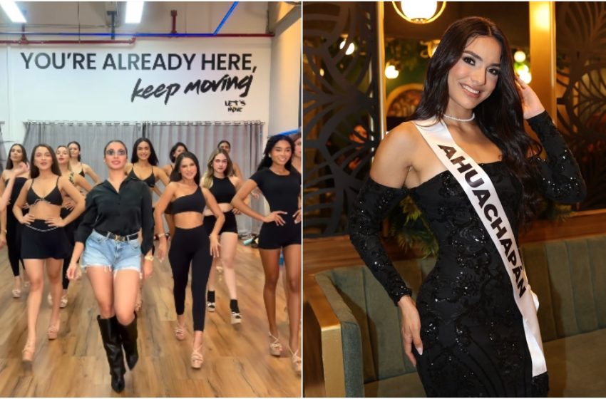  Participantes de Miss Universo El Salvador viven su primera clase de pasarela