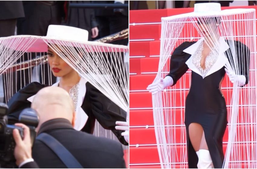  La salvadoreña Rakele Menjívar deslumbra en la alfombra roja de Cannes 2026