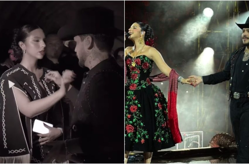  Ángela Aguilar y Nodal reaparecen juntos después de silencio por su aniversario de bodas