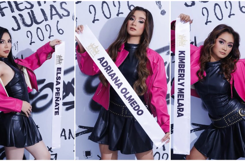 Conoce a las 12 aspirantes que buscarán convertirse en la reina de las Fiestas Julias 2026