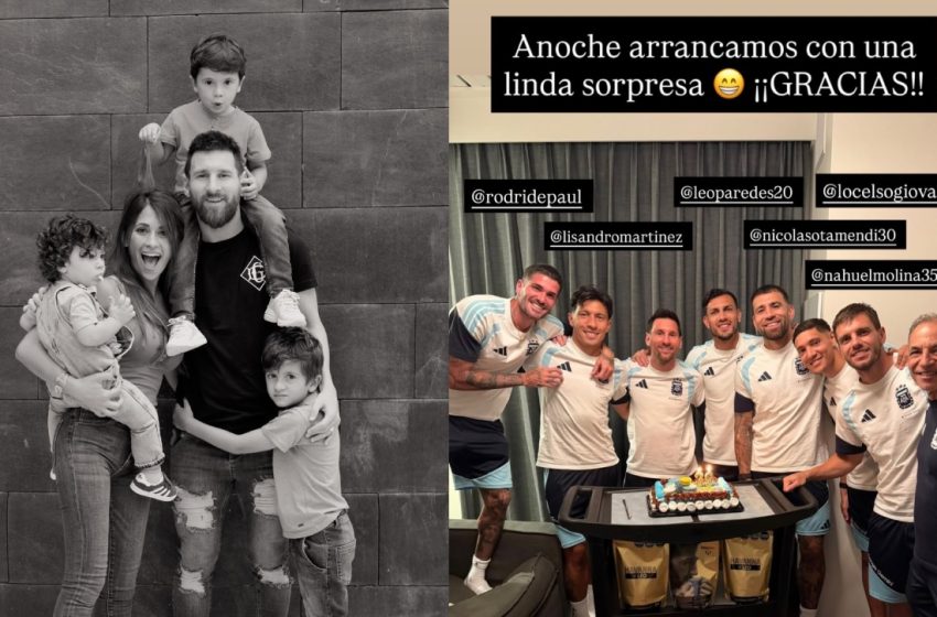  Así celebró Antonela Rocuzzo el cumpleaños Messi en medio del Mundial 2026