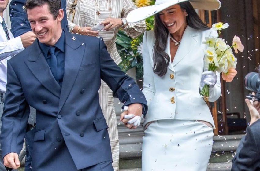  La cantante Dua Lipa se casa con el actor Callum Turner
