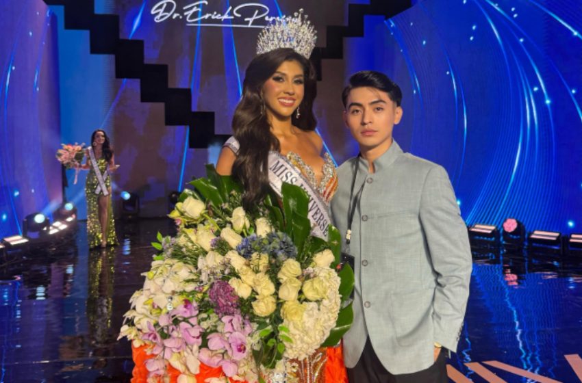 Él es Ronie Matías, el joven diseñador que hizo brillar a la nueva Miss Universo El Salvador