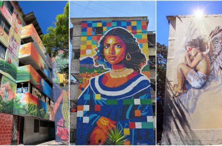 La Zacamil se convierte en un museo al aire libre con murales gigantes en sus edificios